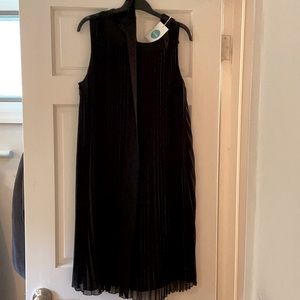 Black Boden pleated dress